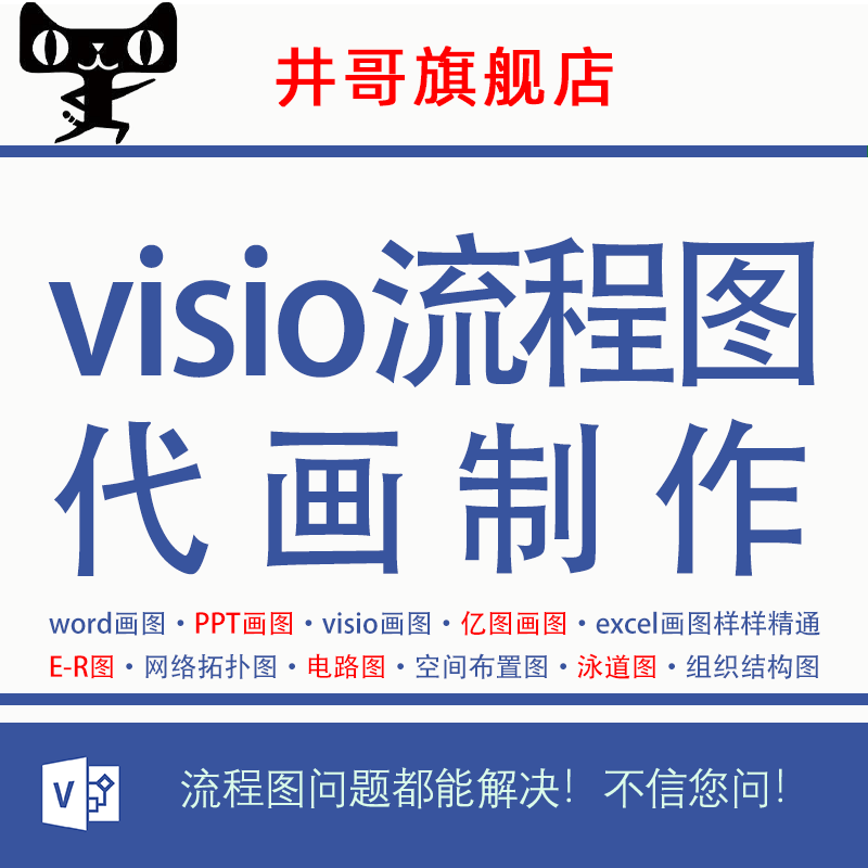 Visio flow chart making generation drawing word PPT excel Drawing chart topology circuit diagram structure