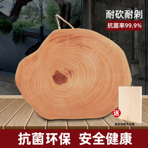 On the tip of the tongue authentic Taixing ginkgo wood cutting board vegetable Pier solid wood vegetable board round optional mildew anti-Cracking bacteria
