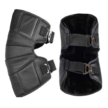 骑摩托车护腿【加厚羊毛】挡风护膝