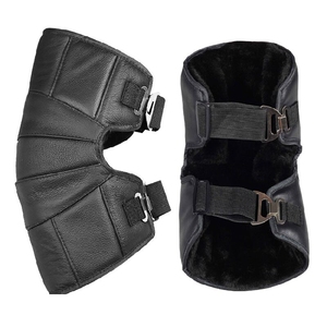 骑摩托车护腿【加厚羊毛】挡风护膝