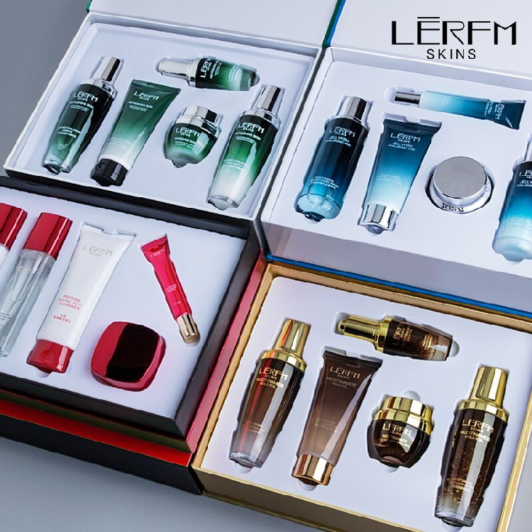 LERFM 海藻水母金箔多肽护肤补水套装