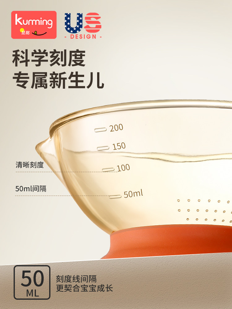 Baby Food Bowl, Special Feeding Bowl for Newborn Infants, Rice Flour Bowl with Spout, Silicone Spoon, Grinding Set, Tableware