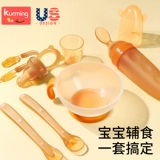 Детская обеденная тарелка, детский комплект для новорожденных для прикорма, полный комплект