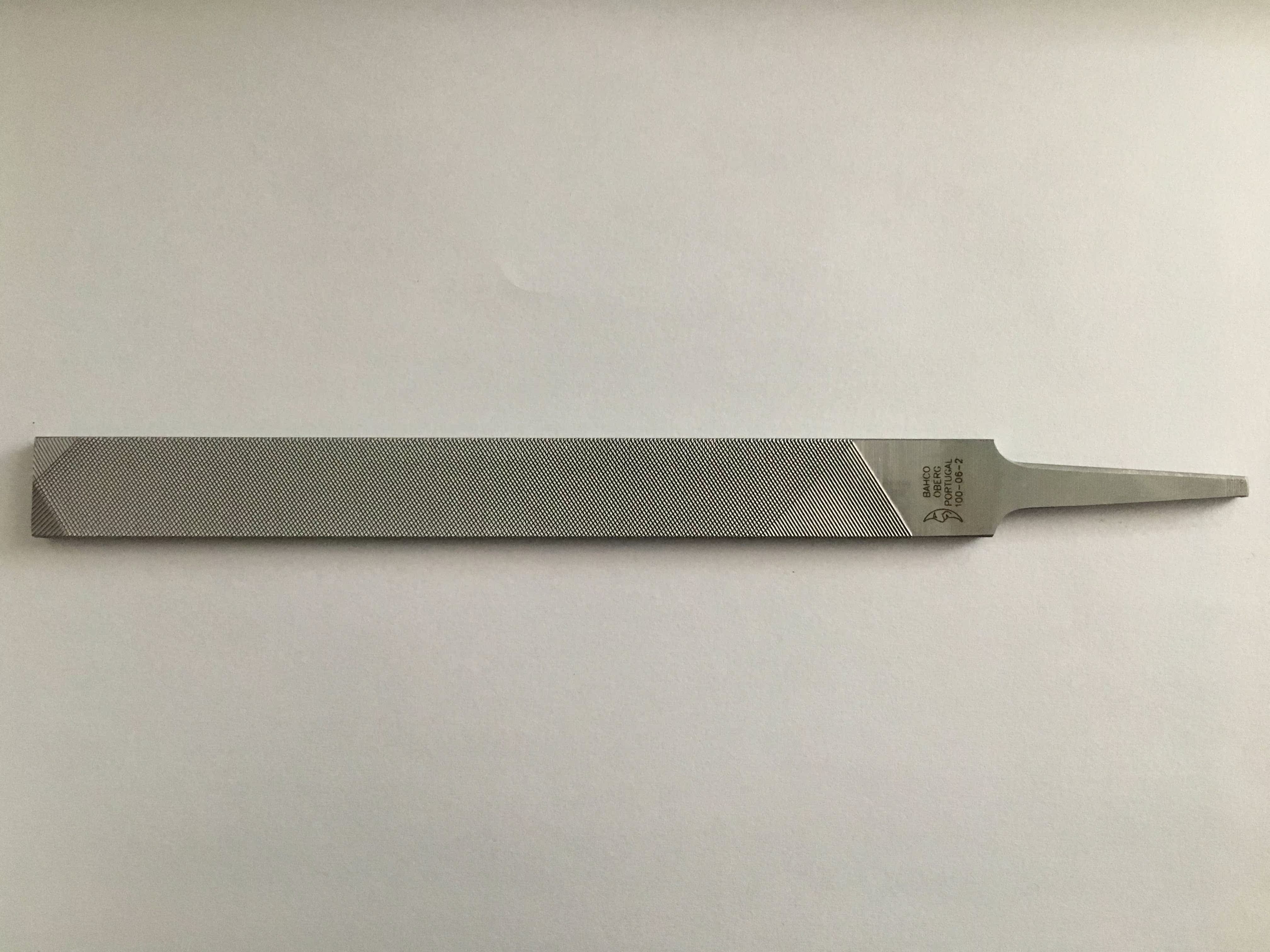 Sweden 100 solid BAHCO fish mark filing knife 100-06-2 mid tooth flat total length 190mm-Taobao