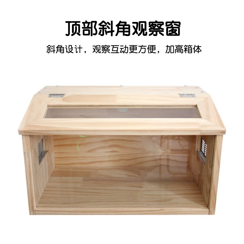 Hedgehog Rearing Box Hamster Rabbit Squirrel Reptile Glass Case Plastic Cage Small Pet Heating Insulation