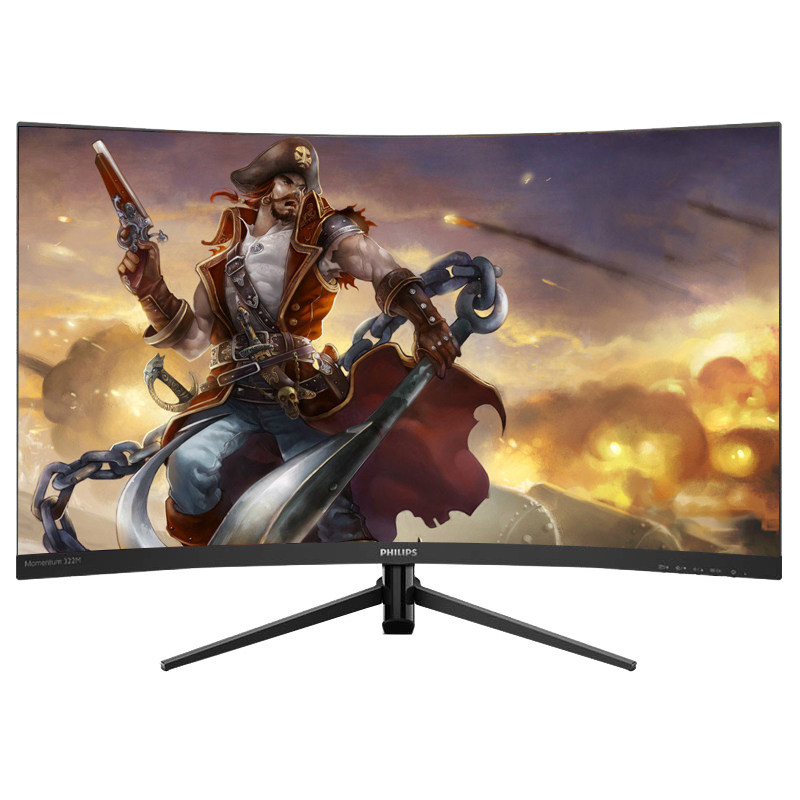 Philips 272M8CZN 27 "electric competition curved surface 165hz high brush display chicken game 1ms rapid response sRGB 115% wide color gamut low blue light does not flash screen three sides micro