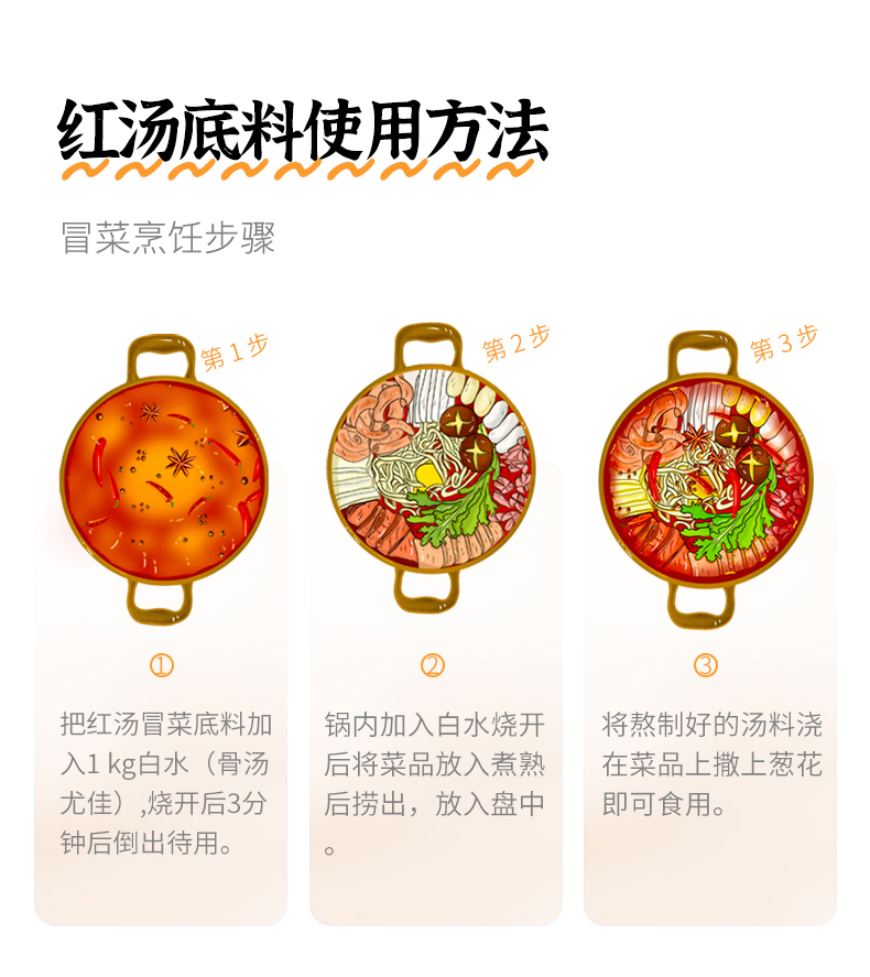三顾 冒菜酸汤底料 200g*2袋 图6