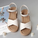 Летние сандалии для матери, нескользящая комфортная модная обувь, туфли, из натуральной кожи, мягкая подошва, коллекция 2023