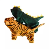 Осенью и зимней теплой собачьей одеждой, четырехфутовой одеждой, маленькой и средней собачьей плюшевой кошачницей