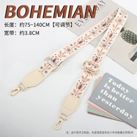 3,8 см белая белая цветочная рисовая кожа