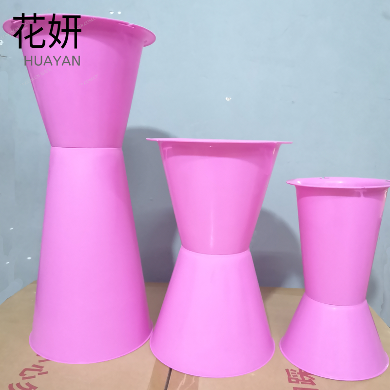 Hua Yeon Net Shake Yin Same Case Backet Artisanal 99 Flower Bouquet with choppy high - waist flower barrel plastic arrow