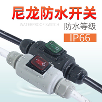 High-power power switch single-open single-connection single-control household hand-push type surface-mounted mid-line control switch button