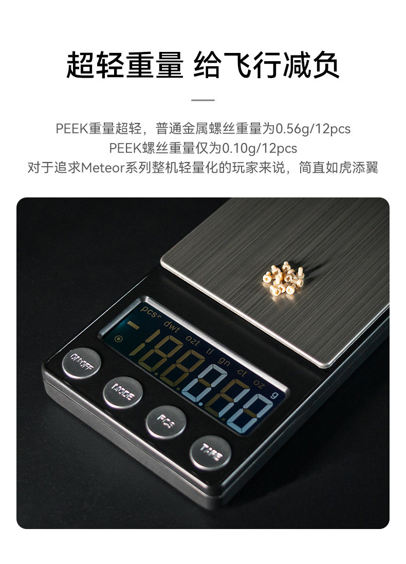 BETAFPV PEEK螺絲包Meteor系列整機電機螺絲平圓頭fpv穿越機配件