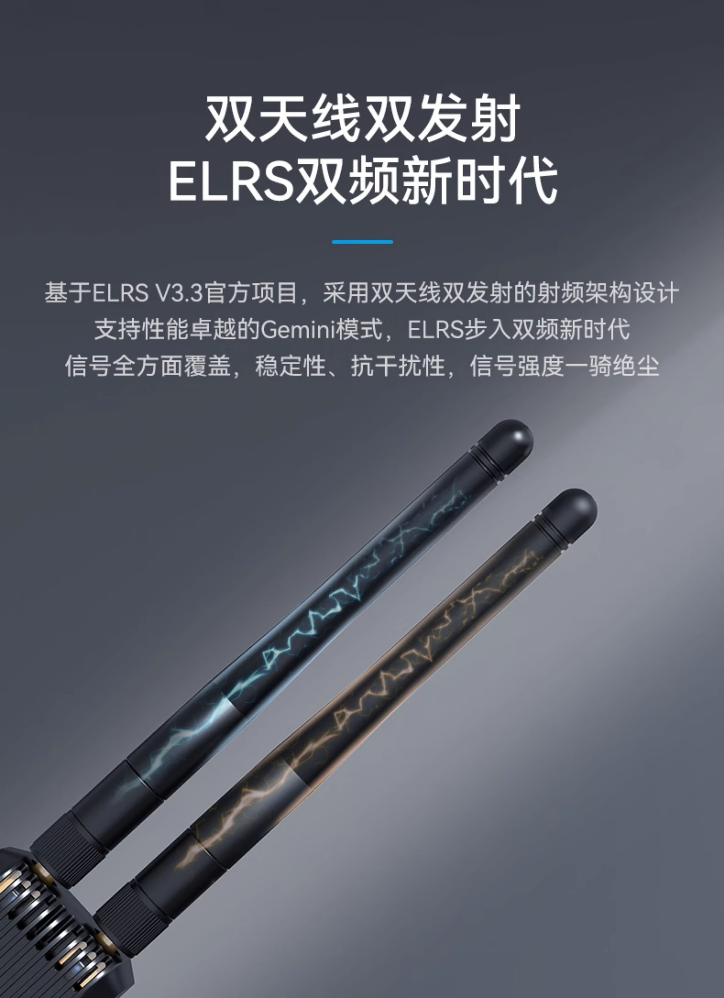 BETAFPV SuperG Nano遠航高頻頭雙1w大功率fpv穿越機訊號增強ELRS