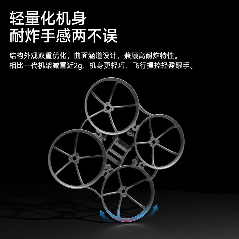 BETAFPV Meteor75 Pro II 機架fpv穿越機航模圈圈整機飛行器配件