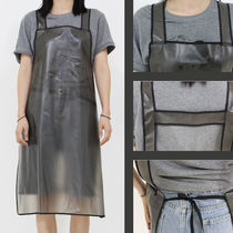  Cat and dog pet groomer overalls non-stick hair Waterproof and anti-hair Pet shop bathing transparent PVC apron bib