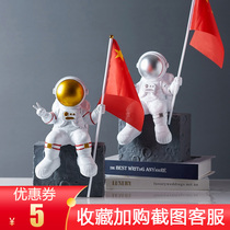 Tissue box Living room light luxury ins wind creative cute astronaut astronaut bedroom tissue storage box pumping paper box