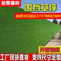 Construction site Green walled Barrier Lawn Municipal Engineering Exterior Wall Turf Wall Outdoor Manual Simulation Fake Lawn Wall