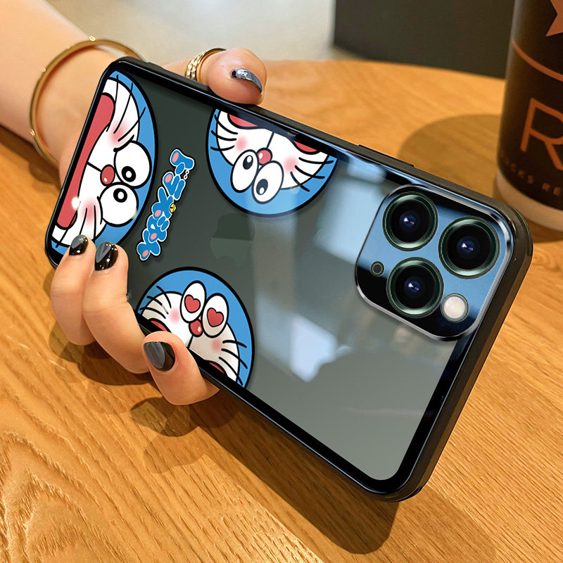 Biding cat apples 11 mobile phone protection shell Chauder glass iPhone11Pro protective sleeves cute women's net red new all-bag anti-fall Promax silicone max creativity suitable for cartoon