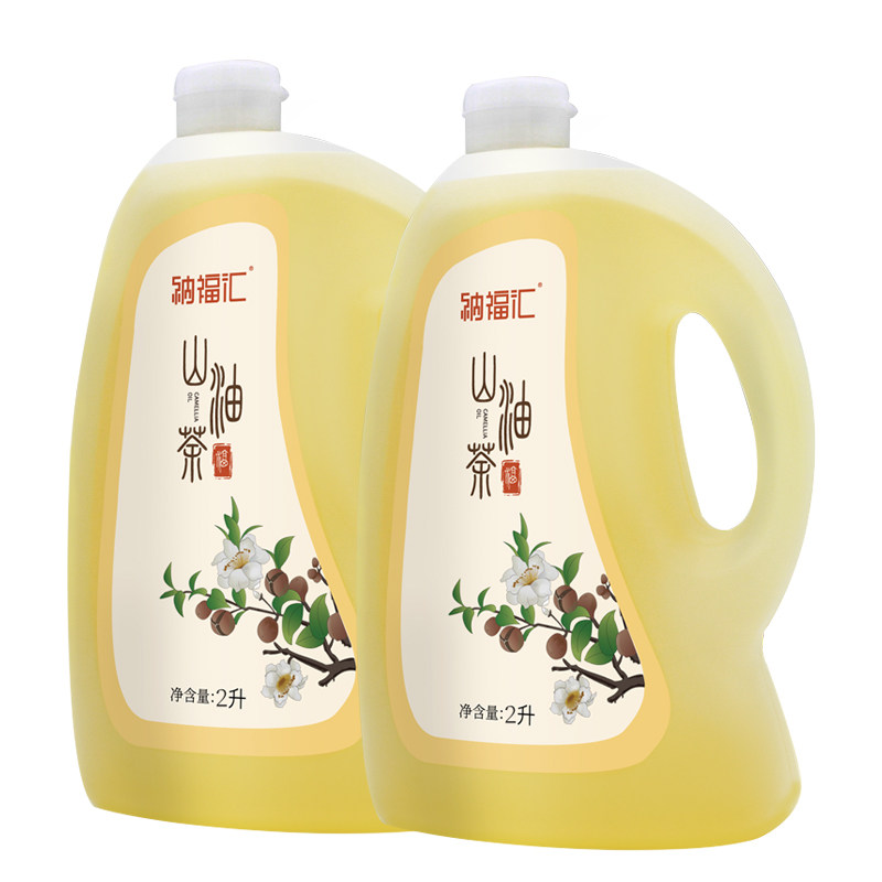 Nafowire Pure Mountain Tea Oil 2L* 2 Barrels Physical Press First-class Old Tree Tea Oil Wild Mountain Tea Seed Oil Edible Oil