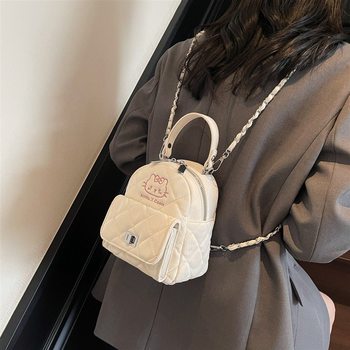 Amy rabbit women's bag 2025 new cute and fashionable daily versatile niche commuting backpack