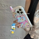 INS 어린이의 재미있는 재미있는 Donald Duck Doll Pendant Phone Phone Phone Phone Phone Phone Phone Phone Phone Phone Phone 15 Phone Case 14Pro Creative Big Brother 13 Fall 16Pro 귀여운 소프트 슬리브