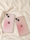 Apple, брендовый прозрачный розовый совместимый iPhone 13, чехол для телефона, iPhone13 Pro, силиконовый iPhone14 Pro, защитный чехол, градиент, iphone, 14promax, изысканный стиль, защита при падении