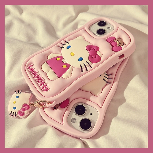 Apple, милый совместимый iPhone 14, чехол для телефона, креативный мультяшный силиконовый защитный чехол, 14promax, iphone, 13promax