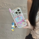INS 어린이의 재미있는 재미있는 Donald Duck Doll Pendant Phone Phone Phone Phone Phone Phone Phone Phone Phone Phone Phone 15 Phone Case 14Pro Creative Big Brother 13 Fall 16Pro 귀여운 소프트 슬리브