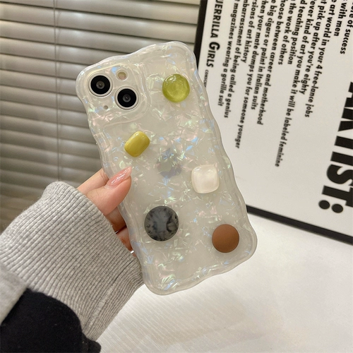 Apple, трехмерный совместимый iPhone 14, чехол для телефона, силиконовый iPhone14 Pro, iPhone13 Pro, с драгоценным камнем, 14promax, iphone, защита при падении, изысканный стиль