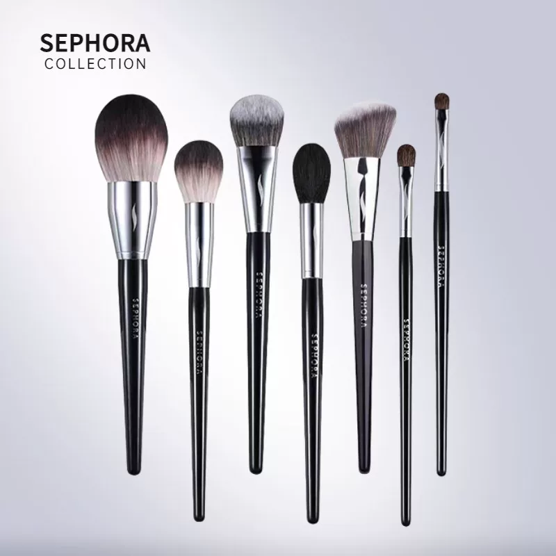 Кисть Sephora, хайлайтер для контуринга, тональная основа, пудра, 91 оттенок
