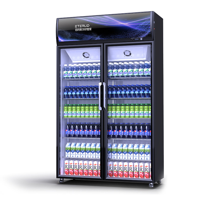 Refrigerated preservation display cabinet Wine beverage cabinet Refrigerated commercial fruit cold dish insulation display cabinet Freshness cabinet freezer