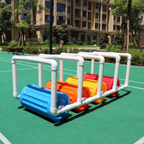 Kindergarten outdoor multi-person roller cooperative car childrens sports equipment water wheel toy sensory training equipment