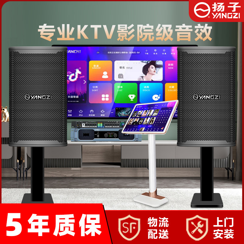 Yangzi K11 family ktv audio set full set of home power amplifier karaoke machine karaoke all-in-one karaoke theater