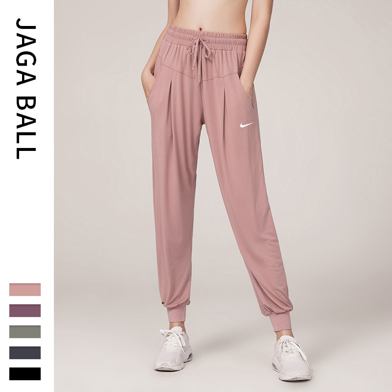 Nike Women's Sports Pants, Sweat-Absorbent, Breathable, Running Yoga Pants, Loose Fit, Quick-Drying, Nine-Point Length Nike Women's Sports Pants, Sweat-Absorbent, Breathable, Running Yoga Pants, Loose Fit, Quick-Drying, Nine-Point Length