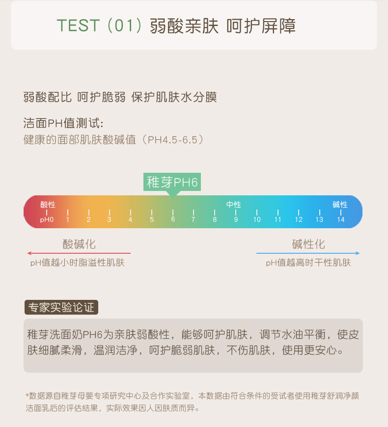 稚芽备孕洗面奶温润氨基酸表活洁面乳温润清洁保湿妇女专用护肤品 — 23