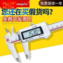 Electronic number of graphics card ruler 0-150mm high precision stainless steel oil standard meter cruise scale card ruler 0-200-300mm