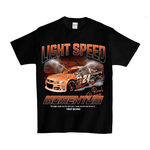Мультяшный оригинальный гоночный автомобиль, дизайнерская футболка в стиле хип-хоп, европейский стиль, короткий рукав, оверсайз