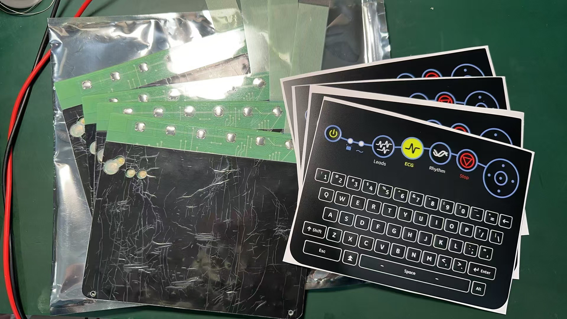 GE MAC2000心电图机键盘按键膜