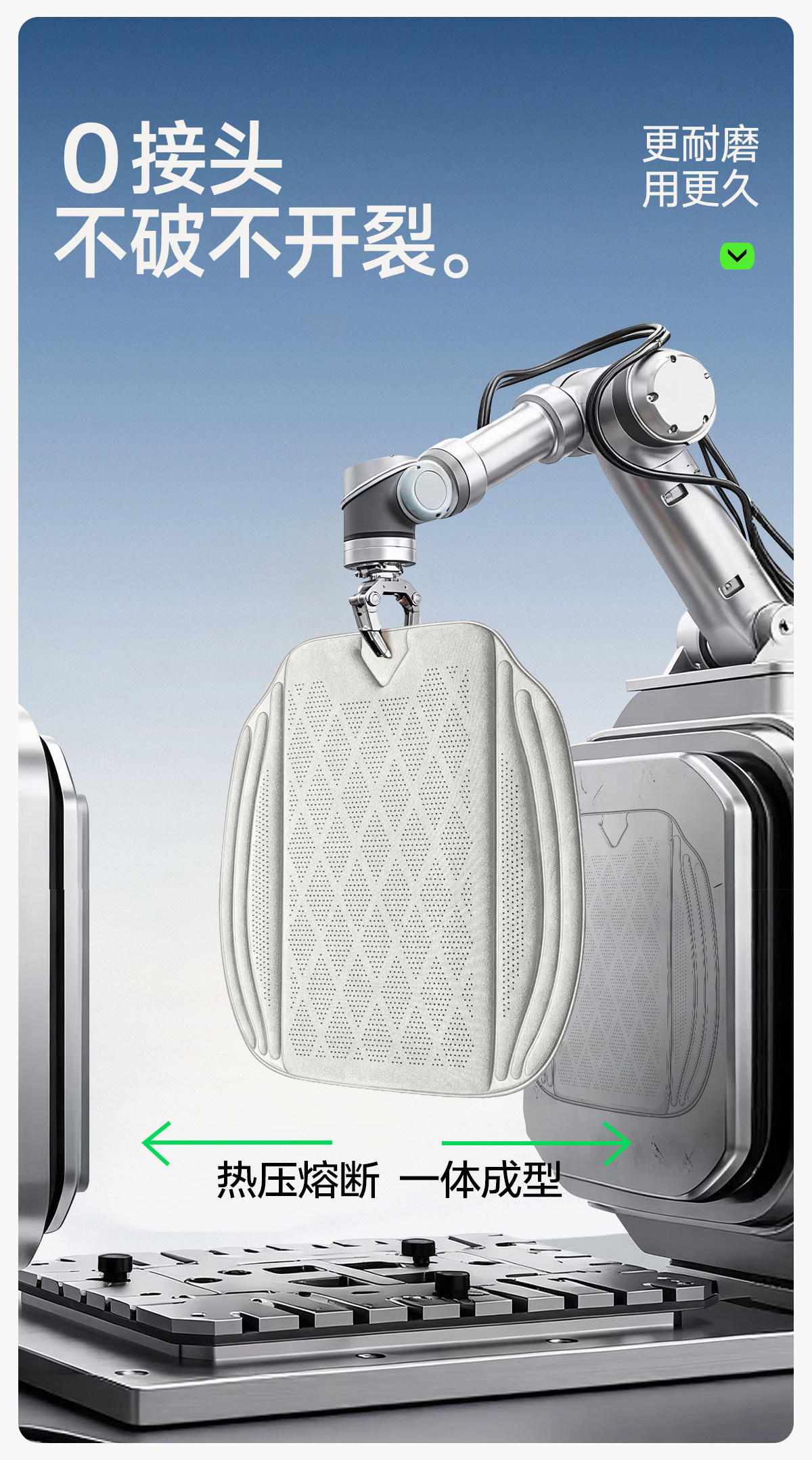 New car seat cushion, suitable for all seasons, high-quality latex cotton, ventilated and breathable seat pad for summer