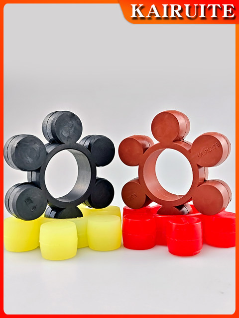 Polyurethane/rubber/fluoroglue plum mat wear-resistant shock-absorbing