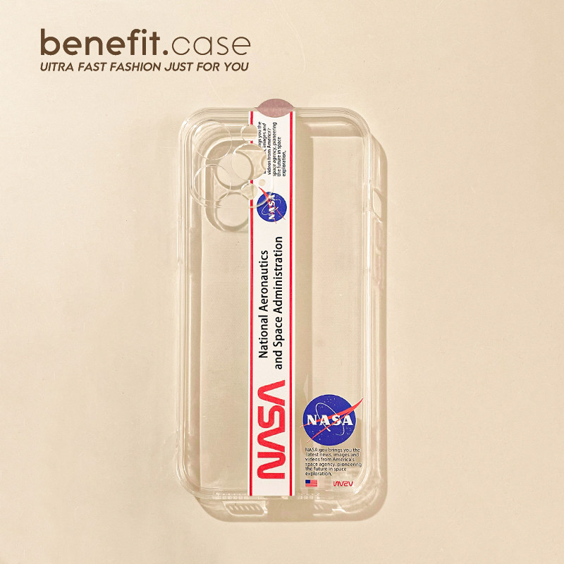 Benefit creative personality warning sticker applies Apple 13promax mobile phone protection shell iphone12 transparent mini anti-fall xsmax stripe xr Europe and America 8