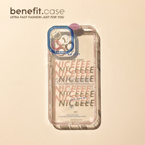 Benefit Japan-ROK personality letter nice applies Apple 13promax advanced senses mobile phone shell iphone12mini protective sleeve xsmax lovers xr brief