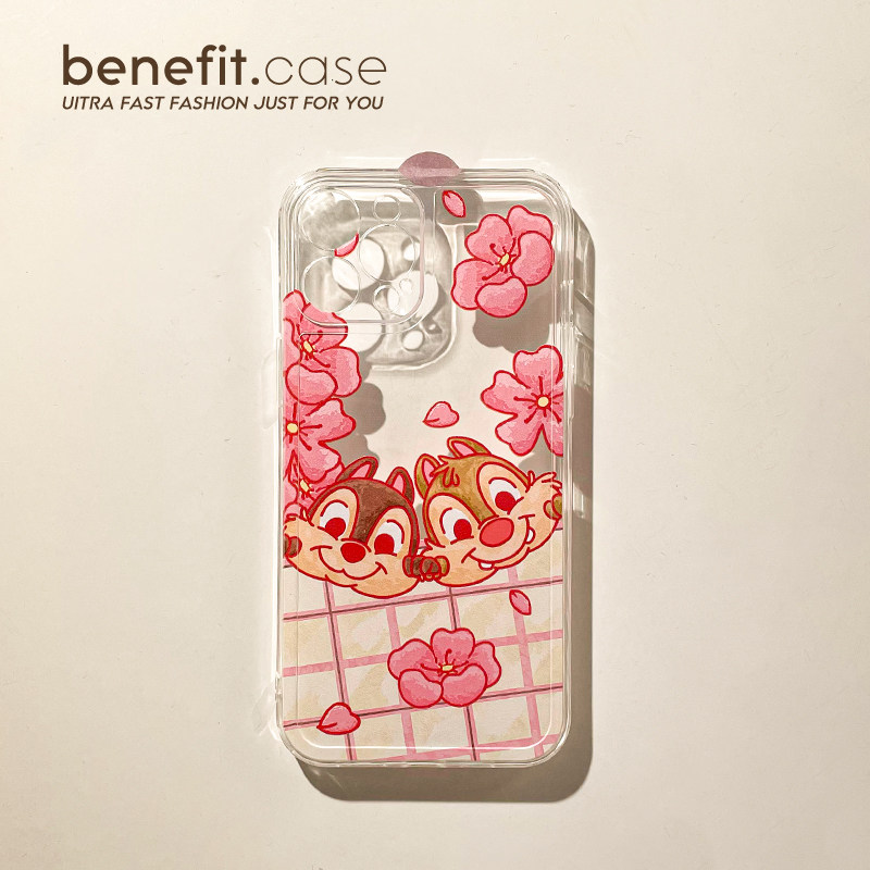 Benefit oil painting Chittiti applies Apple 13promax mobile phone protection shell iphone12 transparent mini soft