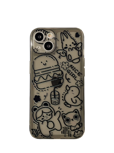 Apple, совместимый iPhone 13, мультяшный милый чехол для телефона, японские и корейские, 13promax, iphone, 14promax