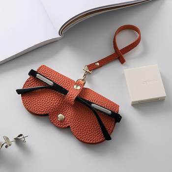 Glasses storage bag portable women's sunglasses clip protective cover sunglasses box anti-pressure myopia glasses box eye box