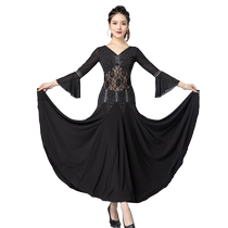 Modern dance dress female ballroom dance new ballroom dance waltz large swing skirt Latin dance practice performance clothing