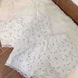 Летняя сексуальная свежая хлопковая пижама, тонкий комплект для принцессы, эффект подтяжки, подходит для подростков