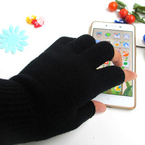 Yiwu Gloves Dew Finger Monochrome Acene Yiwu Half Fingers Low Price S Direct Seller Gloves Write a-word Gloves