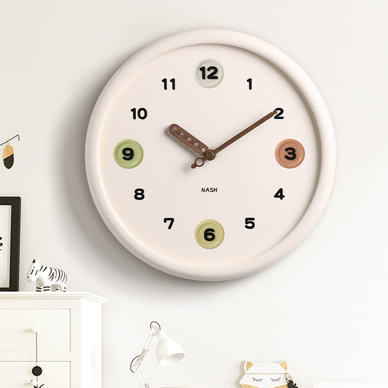 Minimalist decoration Living room hanging clocks 2023 new hangers Creative Watch Cream Fashion Atmosphere Hanging Wall Home Clock-Taobao